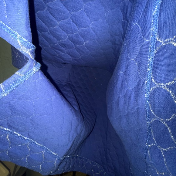 Talbots Blue Patterned Sweatshirt - Picture 8 of 9